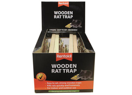 Rentokil Wooden Rat Trap Pwl02