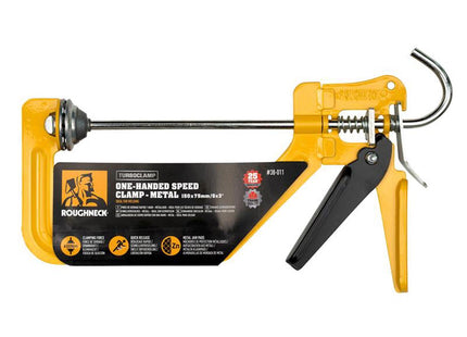 Roughneck Turboclamp One-Handed Speed Clamp - Metal Jaws 150Mm (6In)