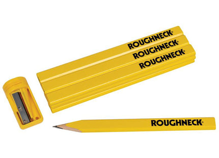 Roughneck Carpenters Pencils (10) With Sharpener