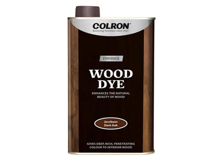 Ronseal Colron Refined Wood Dye Jacobean Deep Oak 250ml - 36891 - Perfect for Wood Projects