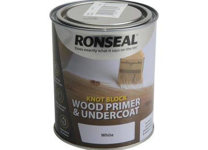 Ronseal Knot Block Primer & Undercoat White 750ml - 36481 - Flawless Finish