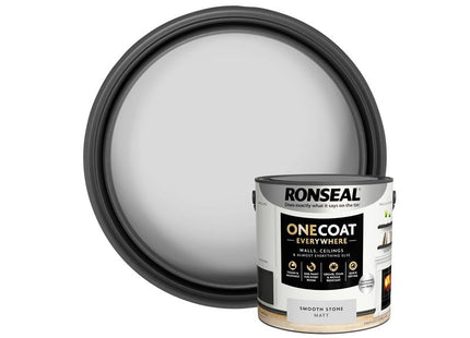 Ronseal One Coat Everywhere Interior Paint Almond Matt 2.5 litre