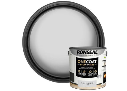 Ronseal One Coat Everywhere Interior Smooth Stone Matt 2.5 litre