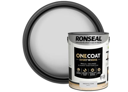 Ronseal One Coat Everywhere Interior Smooth Stone Matt 5 litre