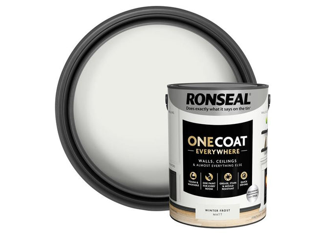 Ronseal One Coat Everywhere Interior Winter Frost Matt 5 litre