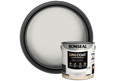 Ronseal One Coat Everywhere Interior Winter Sky Matt 2.5 litre