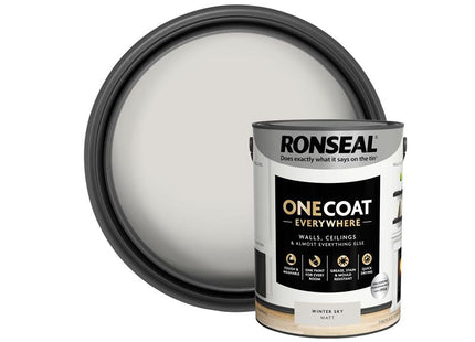 Ronseal One Coat Everywhere Interior Winter Sky Matt 5 litre