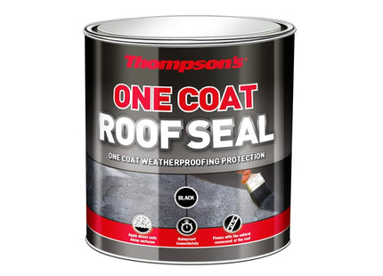 Ronseal Thompson's One Coat Roof Seal Black 5 litre