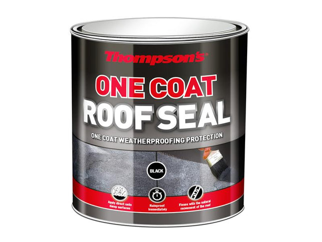 Ronseal Thompson's One Coat Roof Seal Black 5 litre