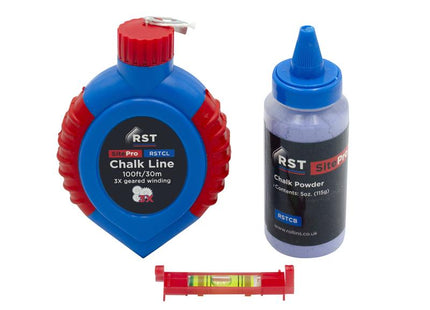 R.S.T. Chalk Line & Box Set 30m 