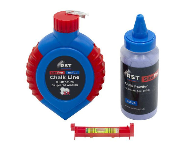 R.S.T. Chalk Line & Box Set 30m 