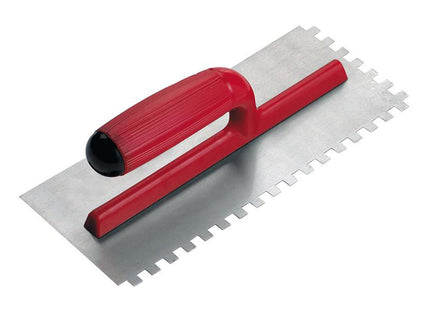 Rubi Tiling Tools Pro Steel Notched Trowel 11 X 4In X 3/8In Notch