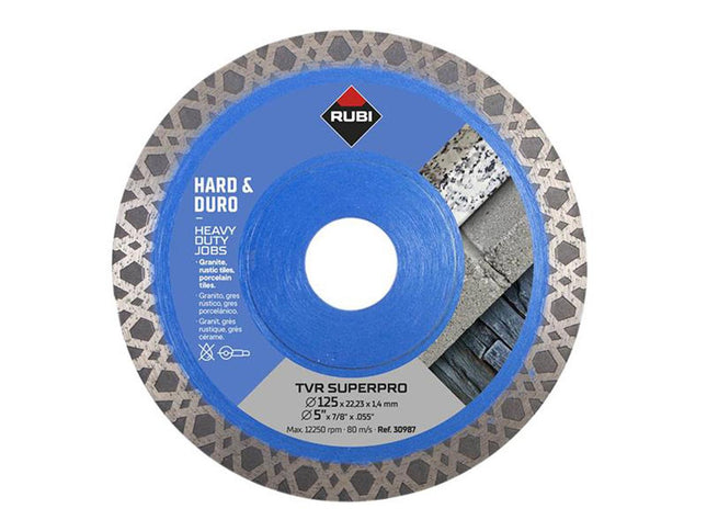 Rubi Tiling Tools Tvr125 Tvr Superpro Diamond Blade 125Mm