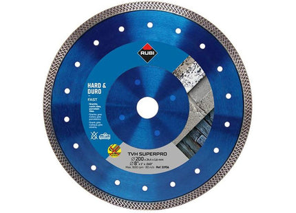 Rubi Tiling Tools Tvh200 Superpro Diamond Blade 200Mm