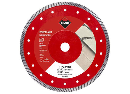 Rubi Tiling Tools Tpl 250 Ext Pro Diamond Blade 250Mm