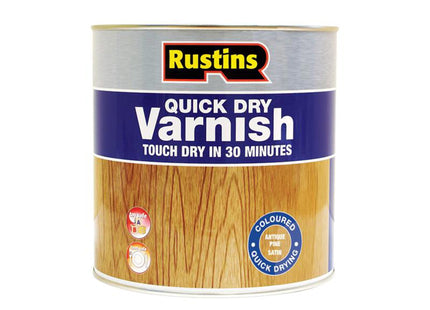 Rustins Quick Dry Colour Varnish Satin Walnut 250Ml