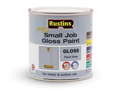 Rustins Quick Dry Small Job Gloss Pearl Grey 250Ml