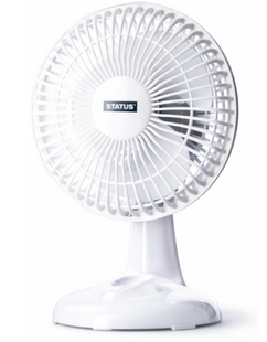 Stearn Electrical Desk Fan - 6-Inch, Portable, Adjustable