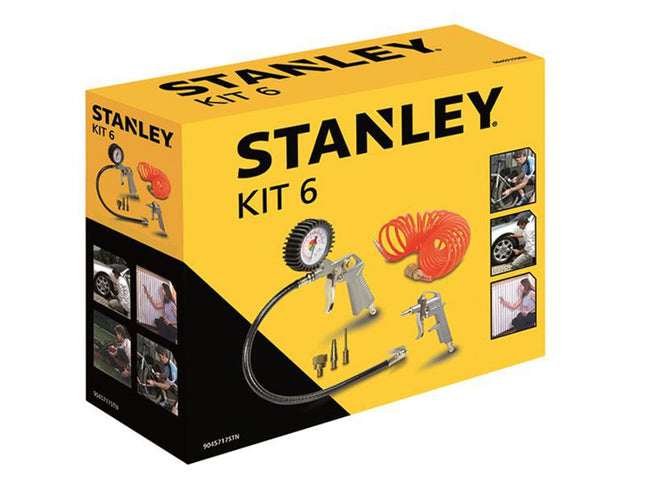 Stanley Air Compressors Air Tool Kit, 6 Piece