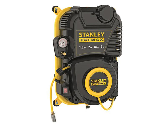 Stanley Air Compressors Fmxcmd152we Fatmax Wall Mounted Air Hose 1.5 Hp 8 Bar 9M