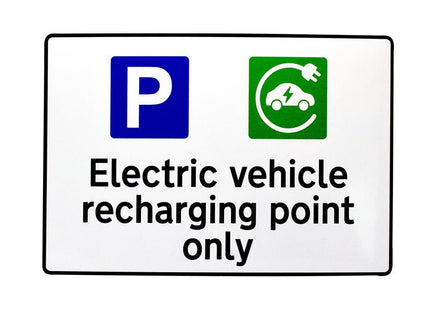 Scan Ev Recharging Point Only Rpvc 300X200Mm