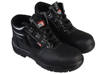 Scan 4 D-Ring Chukka Safety Boots Black Uk 4 Eur 37