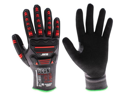 Scan Nitrile Palm Impact Cut D Gloves - Xxl (Size 11)