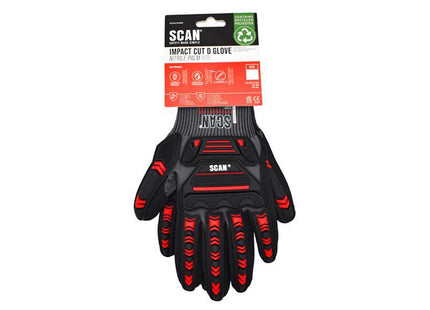 Scan Nitrile Palm Impact Cut D Gloves - Xxl (Size 11)