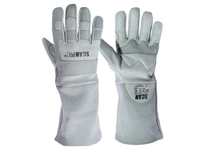 Scan Premium Leather Welding Gloves - Xl (Size 10)