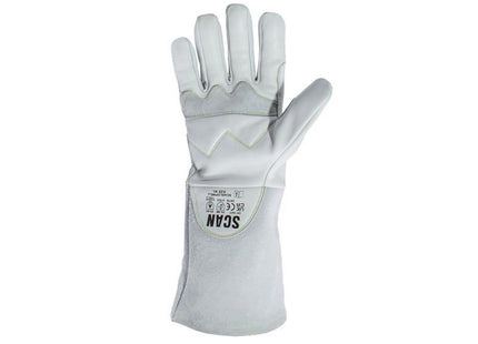 Scan Premium Leather Welding Gloves - Xl (Size 10)