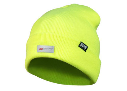 Scan Hi-Vis Yellow Beanie Hat SCAHVBEAN