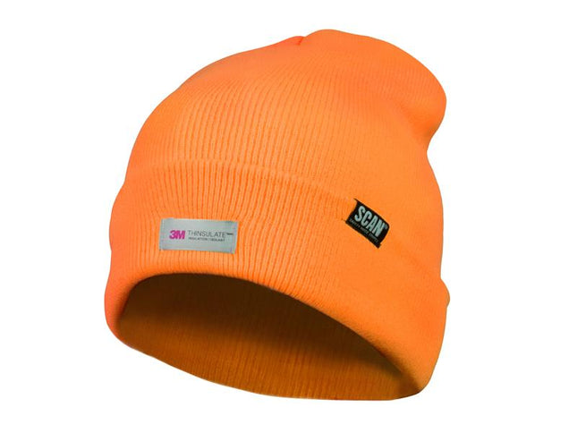 Scan Hi-Vis Beanie Hat Orange SCAHVBEANO