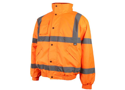 Scan Hi-Vis Bomber Jacket Orange - L (44in) SCAHVBJLO