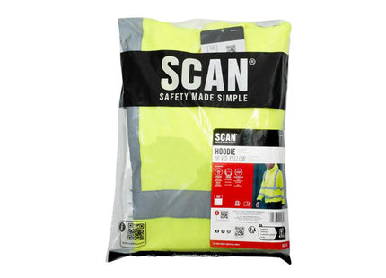 Scan Hi-Vis Hoodie Yellow - M