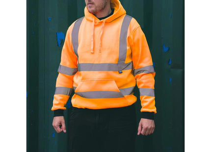 Scan Hi-Vis Hoodie Orange - Xl