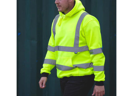 Scan Hi-Vis Hoodie Yellow - Xl
