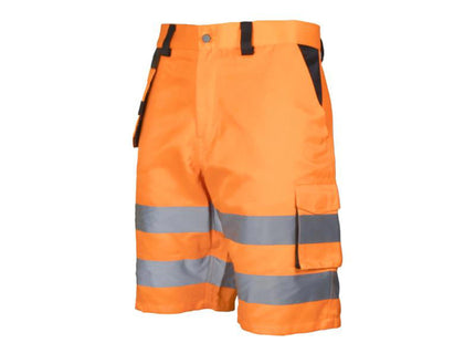 Scan Hi-Vis Holster Shorts Orange - W32-33In