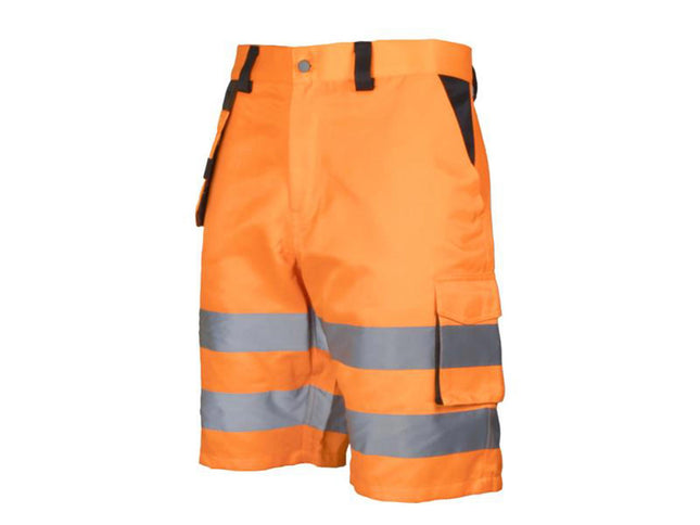Scan Hi-Vis Holster Shorts Orange - W32-33In