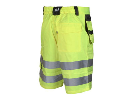 Scan Hi-Vis Holster Shorts Yellow - W32-33In