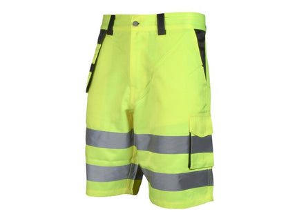 Scan Hi-Vis Holster Shorts Yellow - W37-38In
