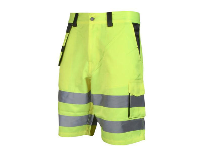 Scan Hi-Vis Holster Shorts Yellow - W39-41In