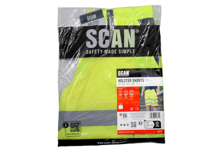 Scan Hi-Vis Holster Shorts Yellow - W37-38In