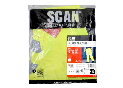 Scan Hi-Vis Holster Trouser Yellow - W39-41In