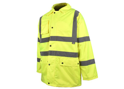 Scan Hi-Vis Motorway Jacket Yellow - L (44in) SCAHVMJL