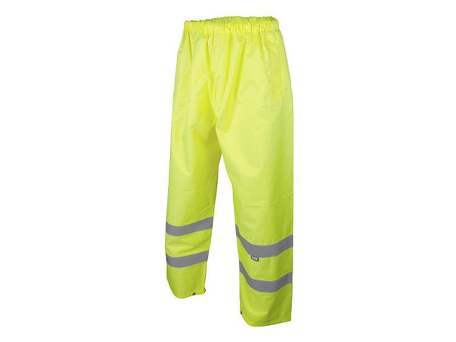 Scan Hi-Vis Motorway Trouser Yellow - L (40in) SCAHVMTL