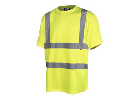 Scan Hi-Vis Yellow T-Shirt - M (41In)