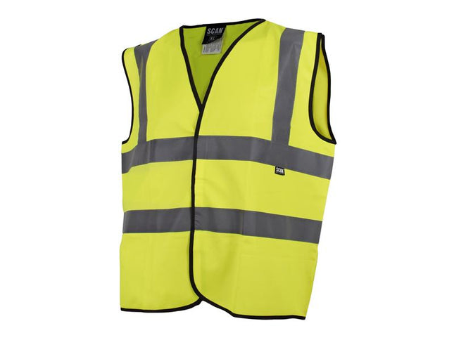 Scan Hi-Vis Waistcoat Yellow - L (44in) SCAHVWL