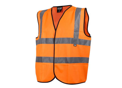 Scan Hi-Vis Waistcoat Orange - L (44in) SCAHVWLO