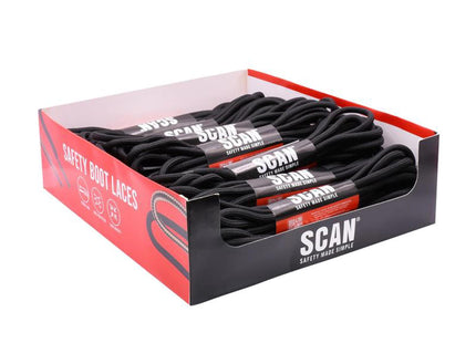 Scan 20 Pairs Of Laces - Black Cdu