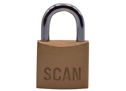 Scan Brass Padlock 30mm 